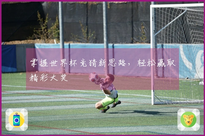 掌握世界杯竞猜新思路，轻松赢取精彩大奖